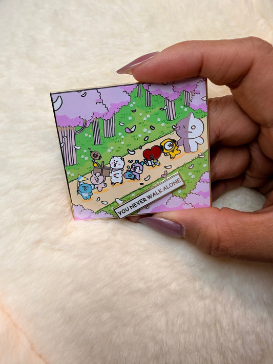 BTS "You Never Walk Alone" Enamel Pin – ARMY Concert Keepsake | SeoulfulSF