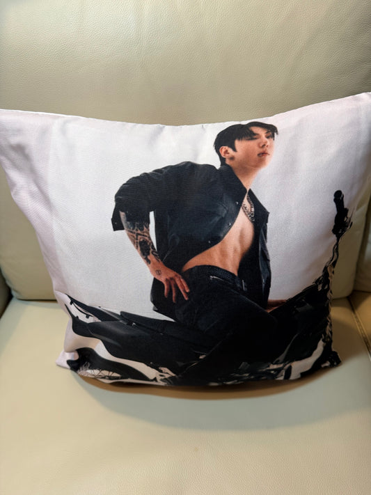 BTS Jungkook Decorative Pillow #3 – ARMY Fan Home Decor | SeoulfulSF