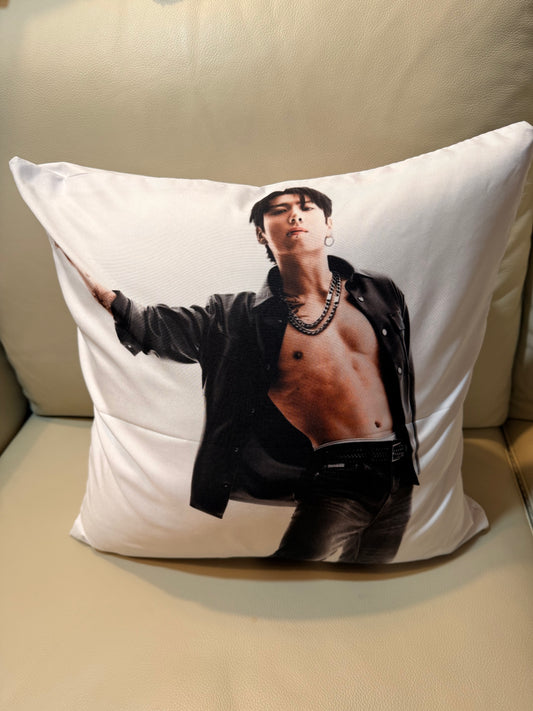 BTS Jungkook Decorative Pillow #1 – ARMY Fan Home Decor | SeoulfulSF