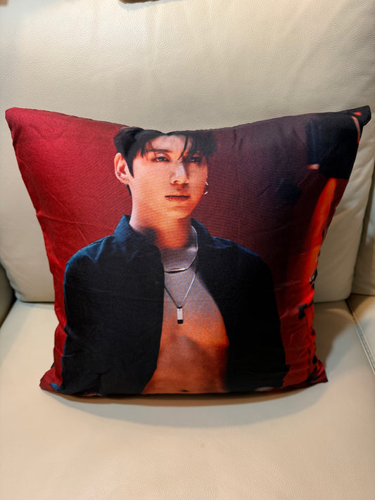 BTS Jungkook Decorative Pillow #4 – ARMY Fan Home Decor | SeoulfulSF