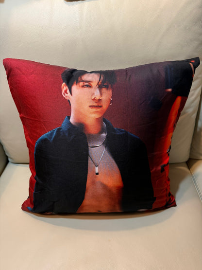 BTS Jungkook Decorative Pillow #4 – ARMY Fan Home Decor | SeoulfulSF
