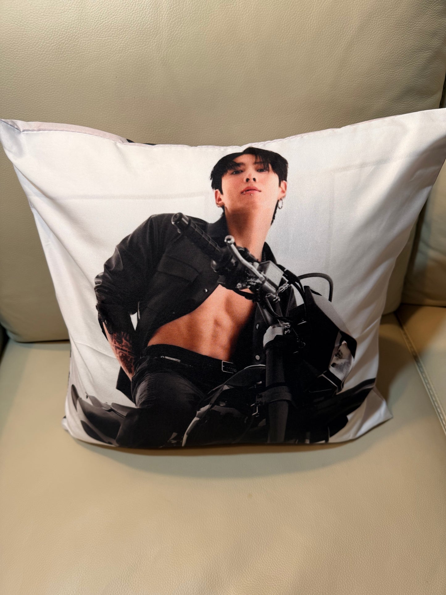 BTS Jungkook Decorative Pillow #3 – ARMY Fan Home Decor | SeoulfulSF