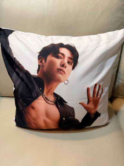 BTS Jungkook Decorative Pillow #2 – ARMY Fan Home Decor | SeoulfulSF