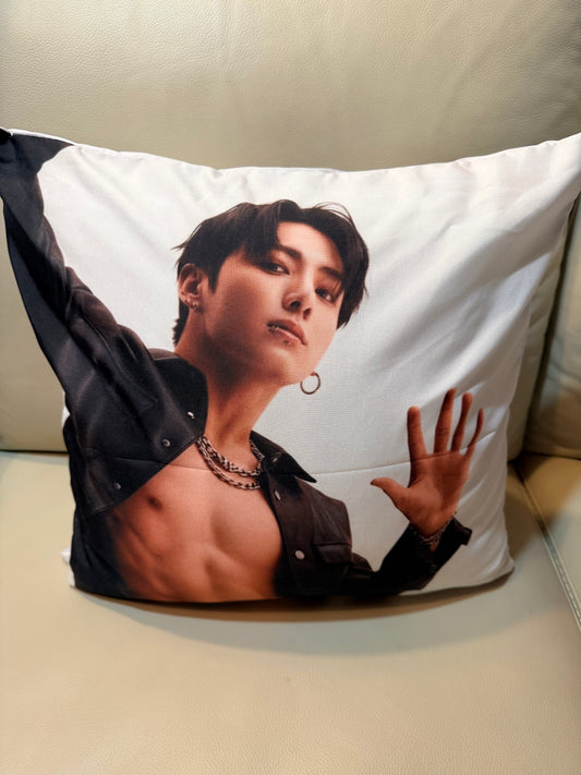 BTS Jungkook Decorative Pillow #2 – ARMY Fan Home Decor | SeoulfulSF
