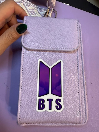 BTS Bangtan Phone Bag with Coin Purse – ARMY Mini Crossbody Bag | SeoulfulSF