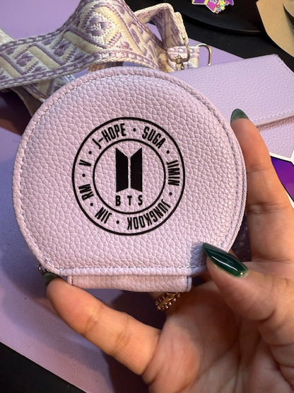 BTS Bangtan Phone Bag with Coin Purse – ARMY Mini Crossbody Bag | SeoulfulSF
