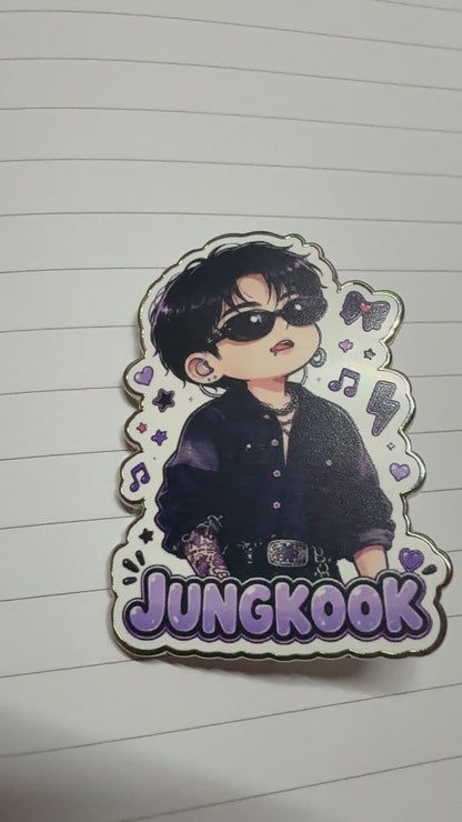 Jungkook the coolkid pin
